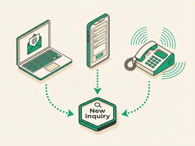 Step 1: Inquiry arrives